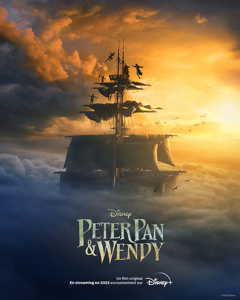 GrenierGeek's tweet photo. ✨ Peter Pan &amp; Wendy ✨ Découvrez la première affiche de cette future adaptation live disponible en streaming en 2023 exclusivement sur @disneyplusfr https://t.co/clwXizjIRi