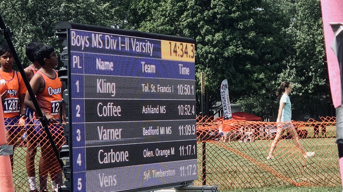Grady Kling wins the Middle School DI-DII 3200m at Tiffin Carnival <a href="/OHMileSplit/">MileSplit Ohio</a>
