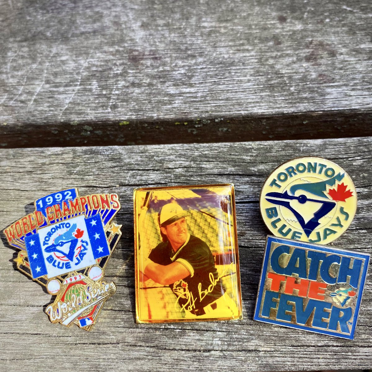 TheLastLinda's tweet photo. I was away for all of the #BlueJays #WorldSeries hoopla a few weeks ago, but I just came across some of my old pins, including one of #PatBorders.
#NextLevel @BlueJays @BlueJaysDad https://t.co/Bl5Wcb16Zx