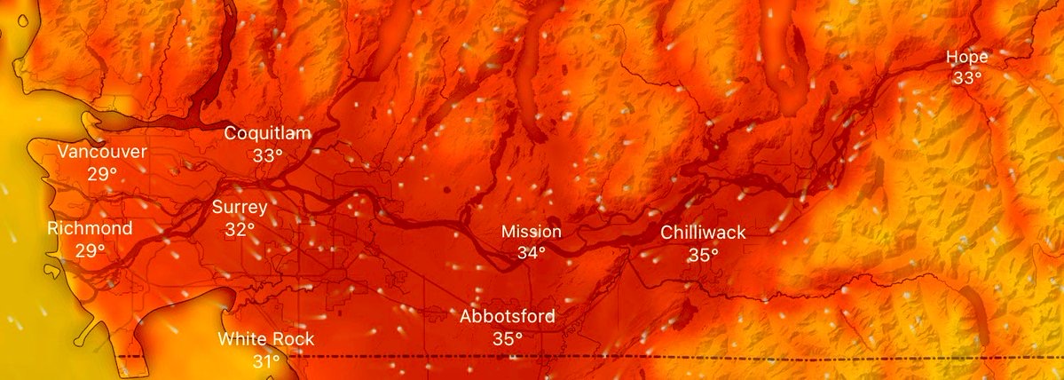 ThisIsHoos's tweet photo. Mostly I hate #climatechange because it’s going to wreck the rest of our lives, but also I hate climate change because of this BS in mid-September. #BCheat #BCstorm https://t.co/Q7mmy2BW51