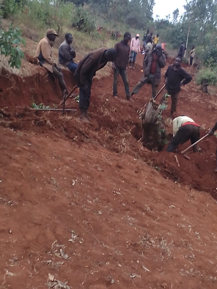 AMusongati's tweet photo. Le chef CNJB Makakwe,en collaboration avec les leaders collinaire Makakwe en + de population,tracent la nouvelle route qui relie sous colline cumba-busunde
#CNJN bundi
#ProvinceRutna https://t.co/zxKQ5wXoaK