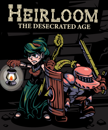 Hello #indiedevhour ! Here's some storefront art that will (hopefully soon!) be used on the Steam page of Heirloom! #gamedev #indiegame #actionrpg