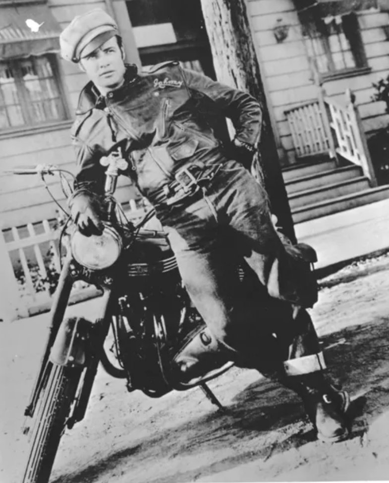RichardCrouse's tweet photo. How did motorcycles become mainstream? “The lawless vibe established by #TheWildOne dominated biker movies for decades. The poster for 1969’s #RunAngelRun, for instance, screamed “raw and violent” in words larger than the film’s title." https://t.co/tgFmWcvJ2H @TorontoStar https://t.co/0UgQ86ebna