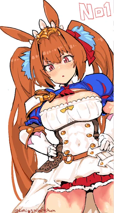 匿名みかんさん絵チャ絵ですダスカさんを描きました 