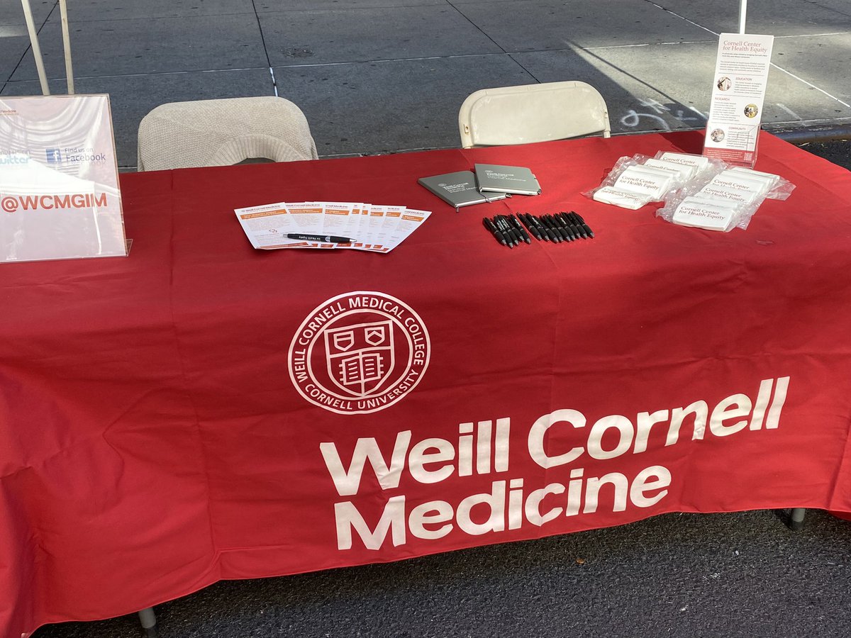 Stop by our #ThirdAveFair table today! Learn about the @CornellCHEQ, @WCMDiversity, the Primary Care Innovations Program, and the Patient Activated Learning System (PALS)!