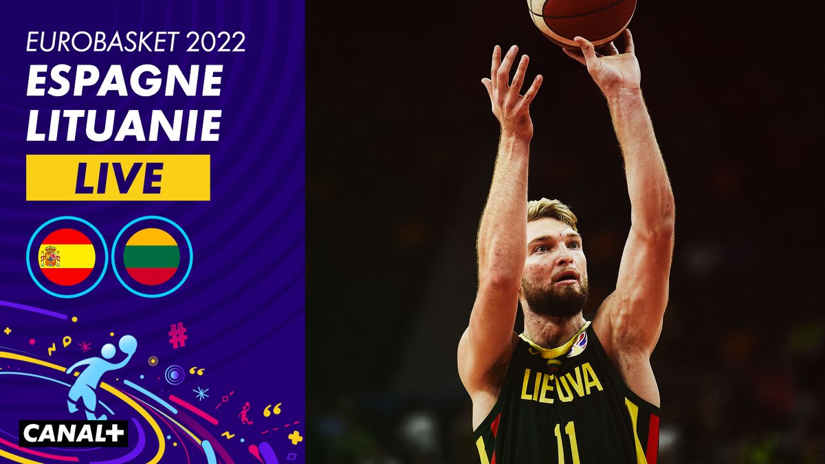 CanalplusSport's tweet photo. Une affiche de rêve, dès les huitièmes de finale❗️

🚨 Suivez en direct le match entre l'Espagne et la Lituanie, 8ème de finale de l'#EuroBasket

Pour voir le match 👉 https://t.co/f0AXrkOV72 https://t.co/08GIYCIv6r