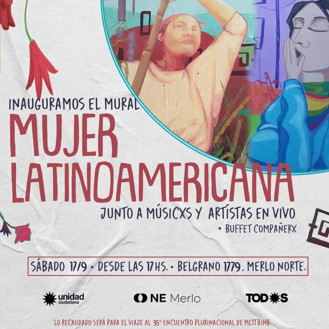 generosne_merlo's tweet photo. Inauguramos el mural de nuestro Galpón del Encuentro con músicxs y artistas invitados. 
Próximo Sábado 17/9 desde las 17hs. https://t.co/pkQH7DBSpH