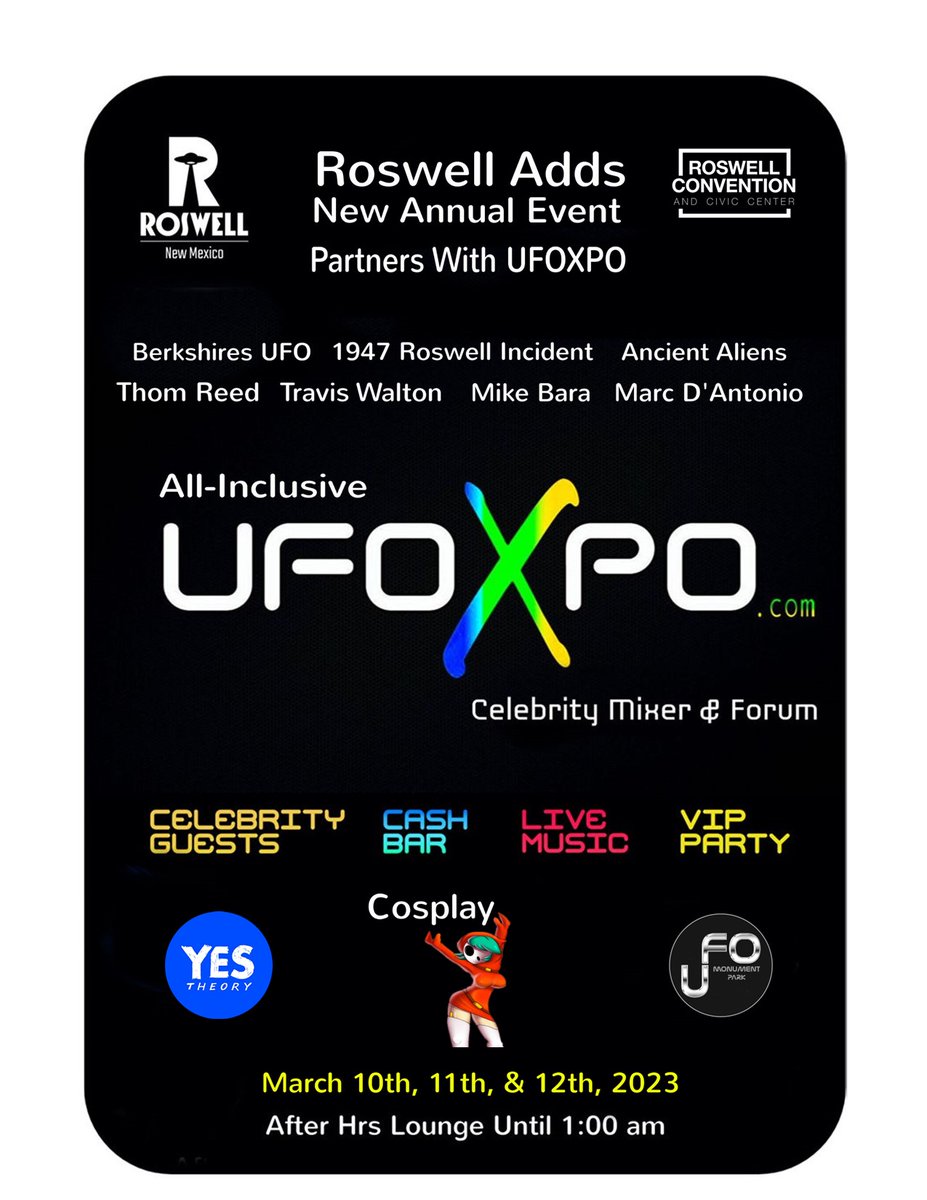 Roswell Adds New Annual Event - Partners with UFOXPO (ufoxpo.com)