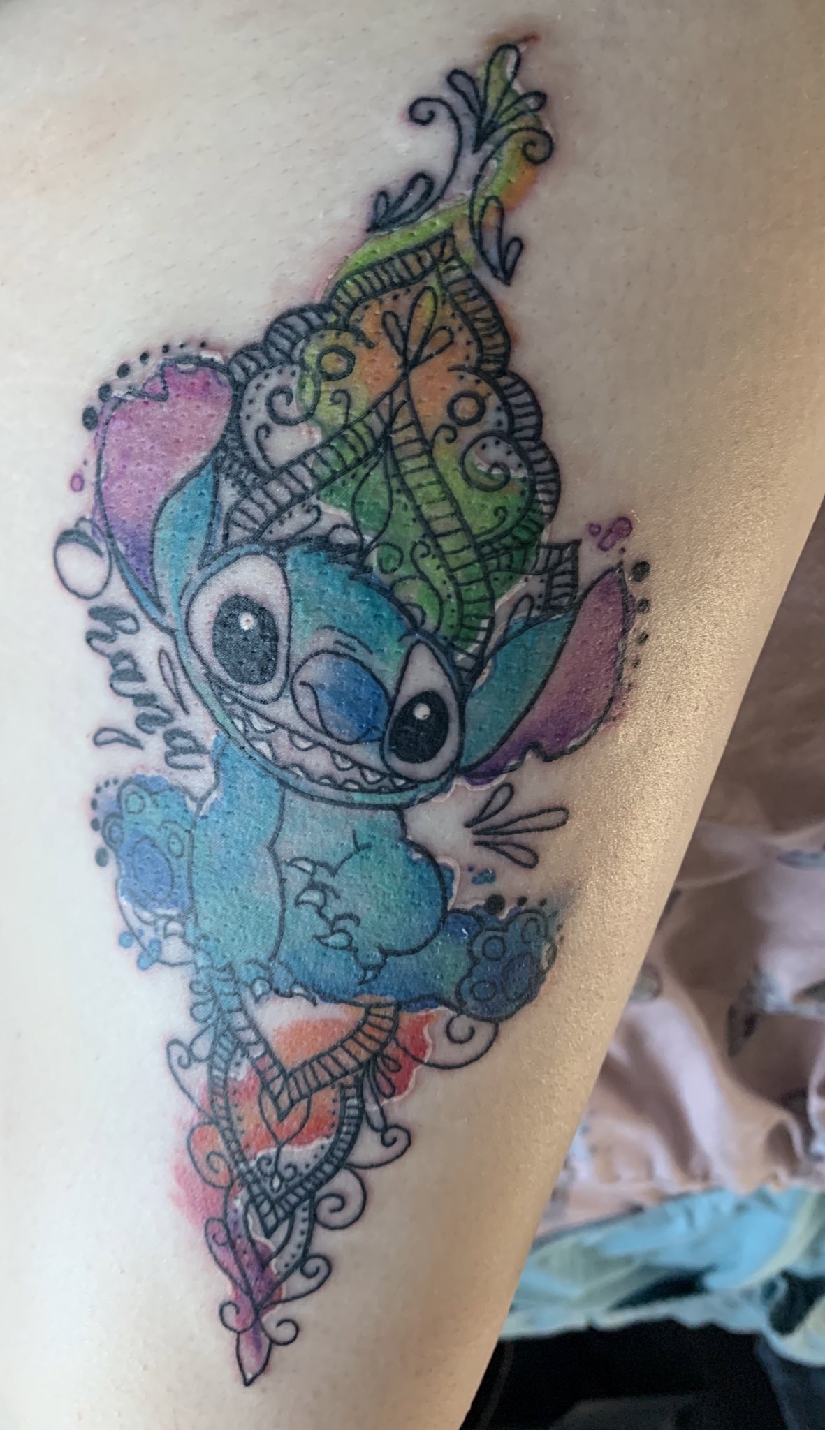 Cute custom Stitch piece done by Antonio stitch stitchersgonnastitch  lilo liloandstitch liloandstitchedit stitchtattoo  Instagram