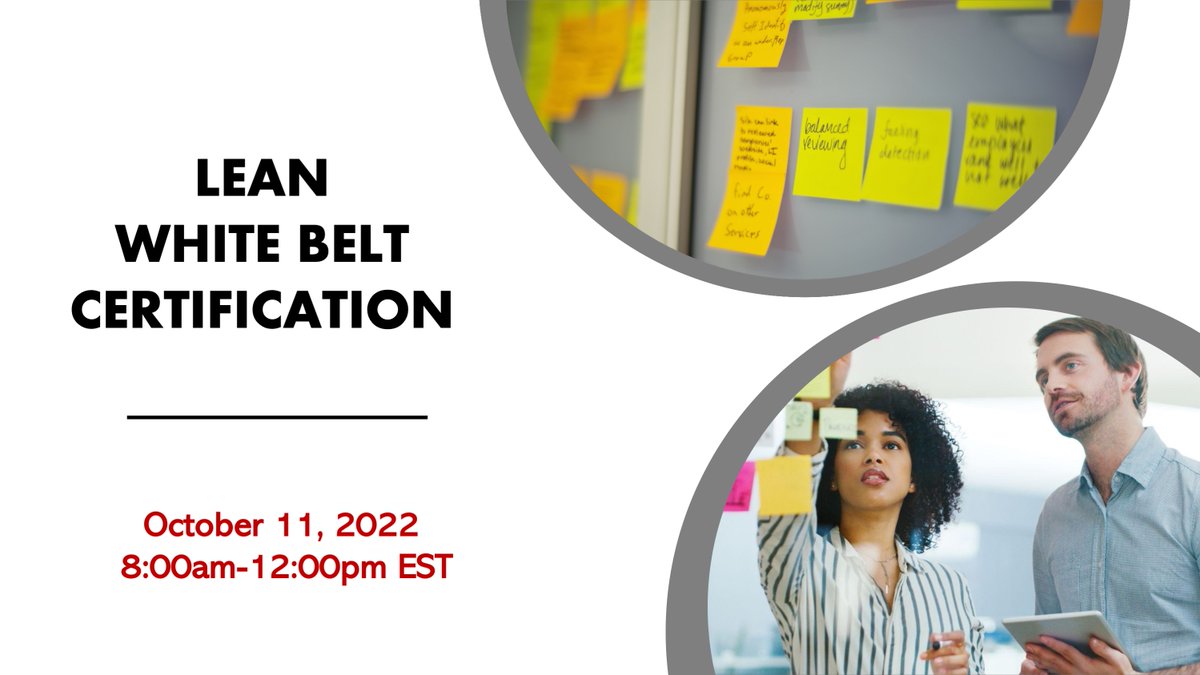 Relamco's tweet photo. Learn the fundamentals of #Lean #processimprovement with our White Belt Certification training.
Don’t wait, enroll today! 

https://t.co/vPorvk5BTd

#OACETT, #PEO,#OSPE, #canadorecollege, #durhamcollege,#humbercollege,#northerncollege, #georgiancollege,#nrnlights,#fanshawecollege https://t.co/eAis2KxJR9