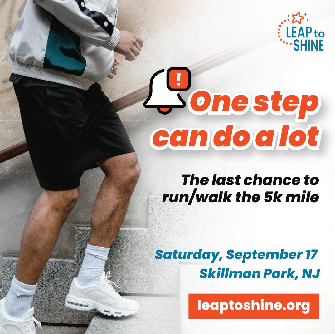 leaptoshine's tweet photo. Make each step count for quality education. Participate in the 5k run/walk for raising funds for the underserved. Log on to https://t.co/o0mhtBqeS3 and join us! 🏃🏻♀️🎓📚
#5krun #run #marathon #dothegood #runforacause #gooddeed
#fundraiser #fundraising #charity #donate #nonprofit https://t.co/RzUCPyc8EV