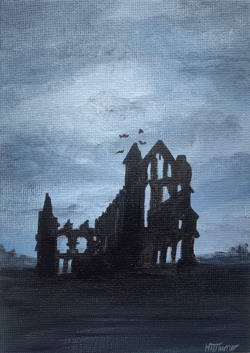HeatherArt's tweet photo. Some spooky paintings for Halloween 👻 https://t.co/chw2pWivje