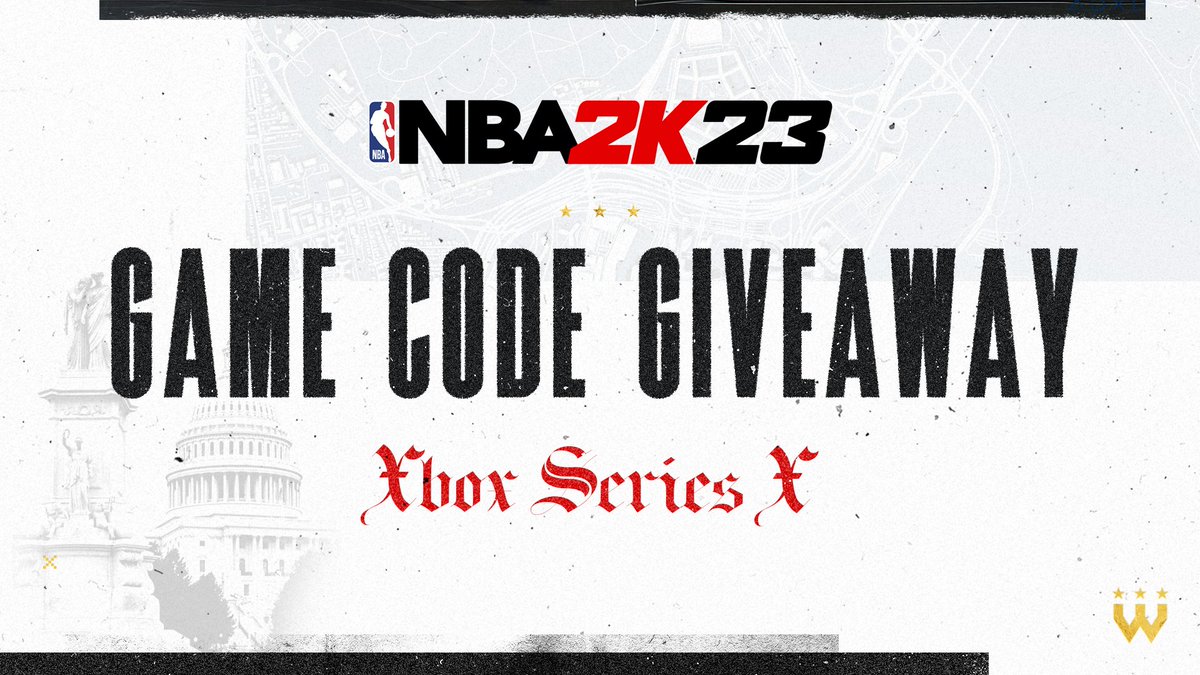 🎮 #NBA2K23 XBOX SERIES X  GAME CODE GIVEAWAY 🎮

📲 Follow <a href="/WizardsDG/">Wizards District Gaming</a>
❤️ Like this post
🔁 RT this post

Winners will be contacted via DM tomorrow at 12 pm ET!