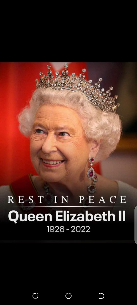 The Great Queen Elizabeth II is gone! May her soul rest in peace!