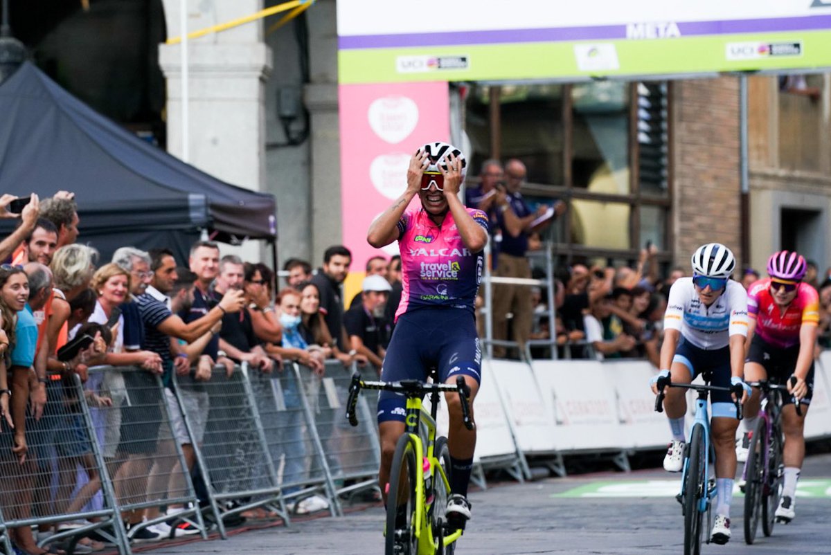 What a sprint!
<a href="/silvia_persico/">Silvia Persico</a> wins the third stage of the @ChallengeVuelta 🤩

ph. Maheux