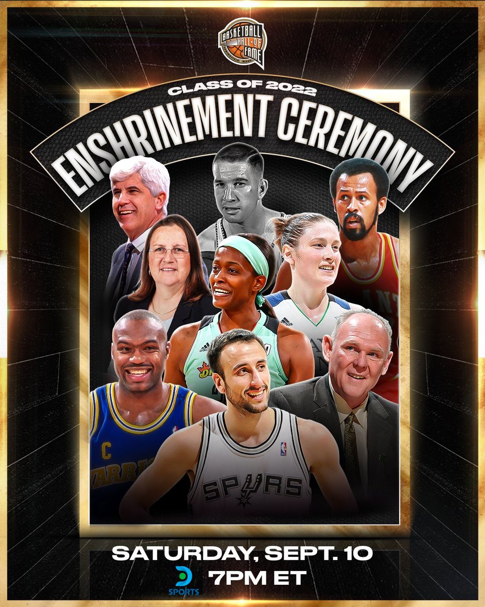 PosteBajo23's tweet photo. 🏀 #HoopClass2022 | Class of 2022 Enshrinement Ceremony
🎙 Presentador: @JPVarsky
📺 @DIRECTVSports (610 SD | 1610 HD)
💻📱 @DIRECTVGO
🤳 #NBAenDIRECTV - #BasquetEnDIRECTV - #NBATwitter    - #NBA - #NBAHOF

🕒 20:00 🇦🇷🇺🇾 | 19:00 🇨🇱 | 18:00 🇪🇨🇨🇴🇵🇪

Dale RT 🔃 https://t.co/vwMW5Fff7P