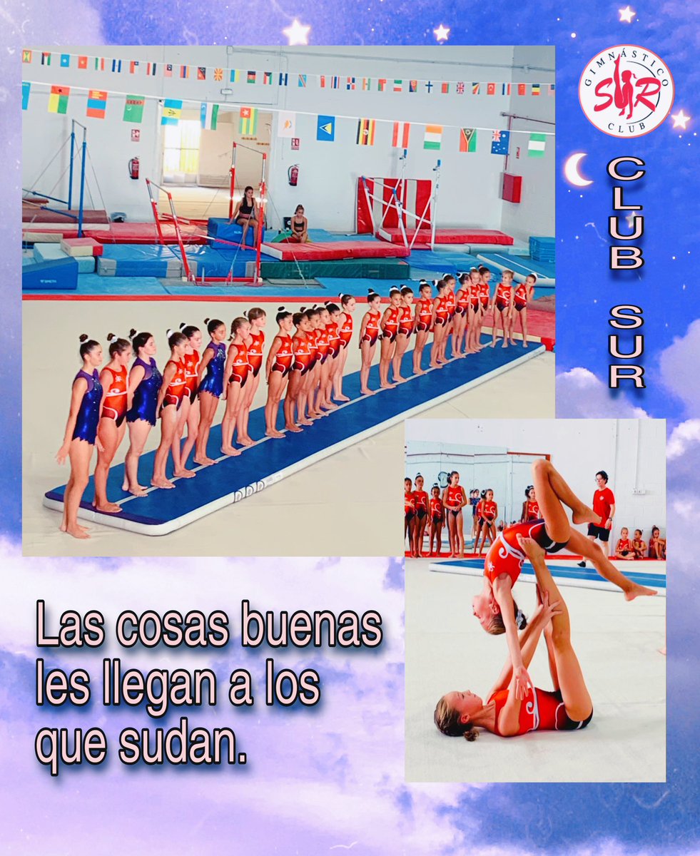 GimnasticoSur's tweet photo. Las cosas buenas les llegan a los que Sudan 🦾🤸♀️❤️
#gimnasia #entrenamiento #valores #escuelas #deporte #iniciación #artistica #acrobática #GAF #ACRO #clubdeelite #imd #rfeg #CLUBSUR https://t.co/AdFIpXe9Kh