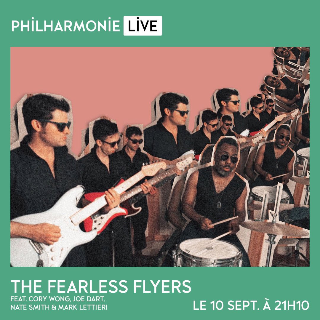jazzalavillette's tweet photo. 🎥 Vivez @jazzalavillette en direct ce soir sur @ftvculturebox et Philharmonie Live avec le concert de The Fearless Flyers 🥳

#jazzalavillette2022 #culturebox #lavillette #philharmoniedeparis #jazzisnotdead https://t.co/4WlViizHD5