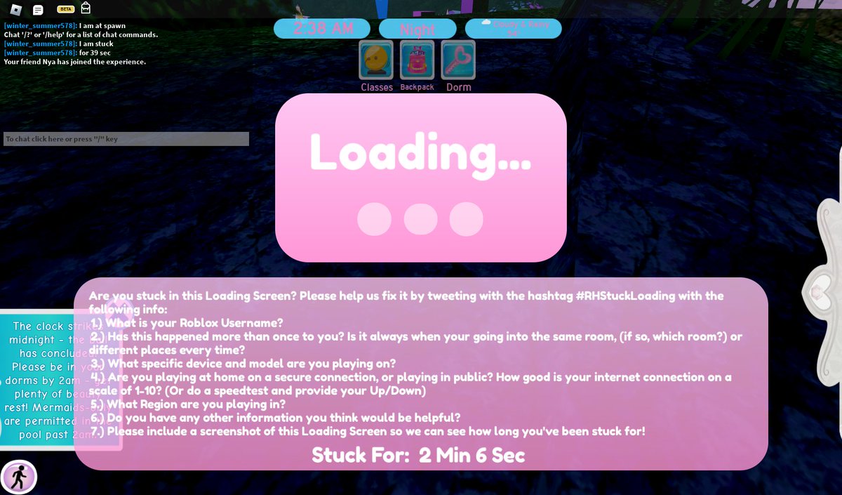 QSpacehole's tweet photo. #RHStuckLoading
1. QuantumSpacehole
2. This is the first time it happened to this extent and gave me the screen.
3. Lenovo Legion T5 28IMB05
4. Home, secure connection (34.9 up/716.1 down).
5. America
6. Keeps happening every time I move in the server, restarting the timer. https://t.co/BaNWasbfSj