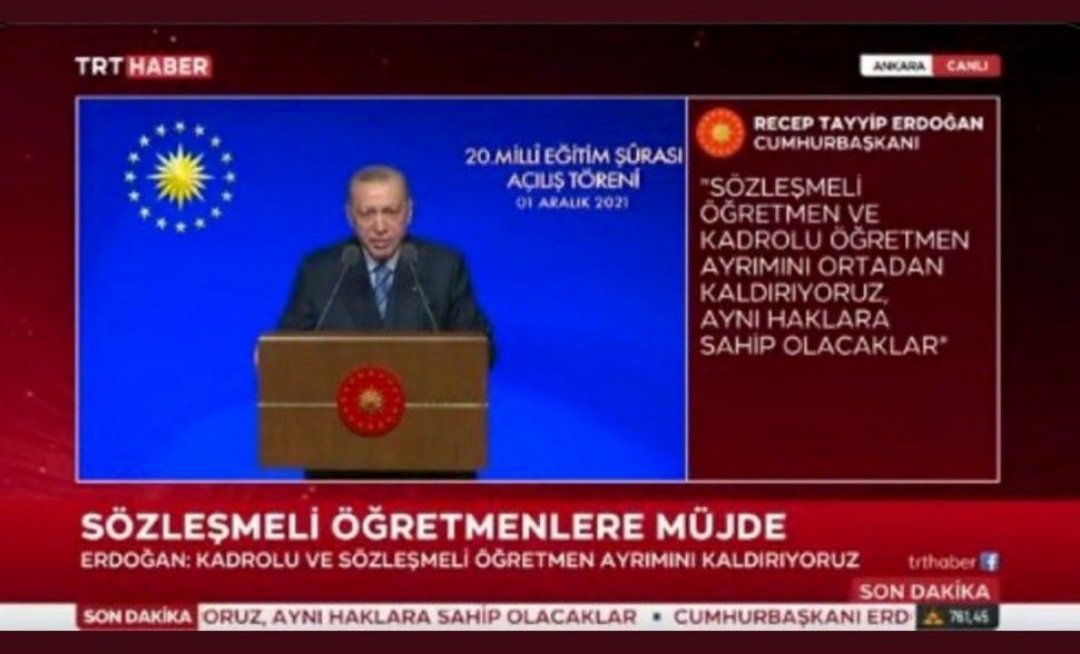 Hani öğretmenlerimiz ayrımsız aynı haklara sahip olacaktı. 
Bu açıklamanın üzerinden neredeyse 10 ay geçti. @RTErdogan @tcbestepe @fahrettinaltun
#SözleşmeliÖğrtKadro