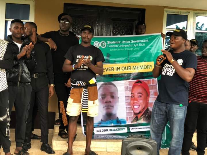 FuoyesugSenate's tweet photo. Excerpt from the Sept 10 Remembrance Day for our fallen comrades held at the University Main Campus,Oye Ekiti. https://t.co/pxxwfsV8Jp