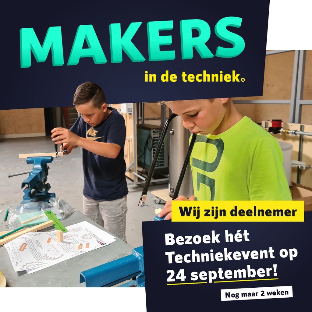 Ligt jouw toekomst in de techniek?! ⚙️ Check het zelf en word een maker op zaterdag 2️⃣4️⃣ september tijdens het Techniek Event. Bij meer dan 30 bedrijven en scholen loop 🏃🏼 je gewoon naar binnen om het zelf te ervaren!

leertouwer.nl/nieuws/technie…