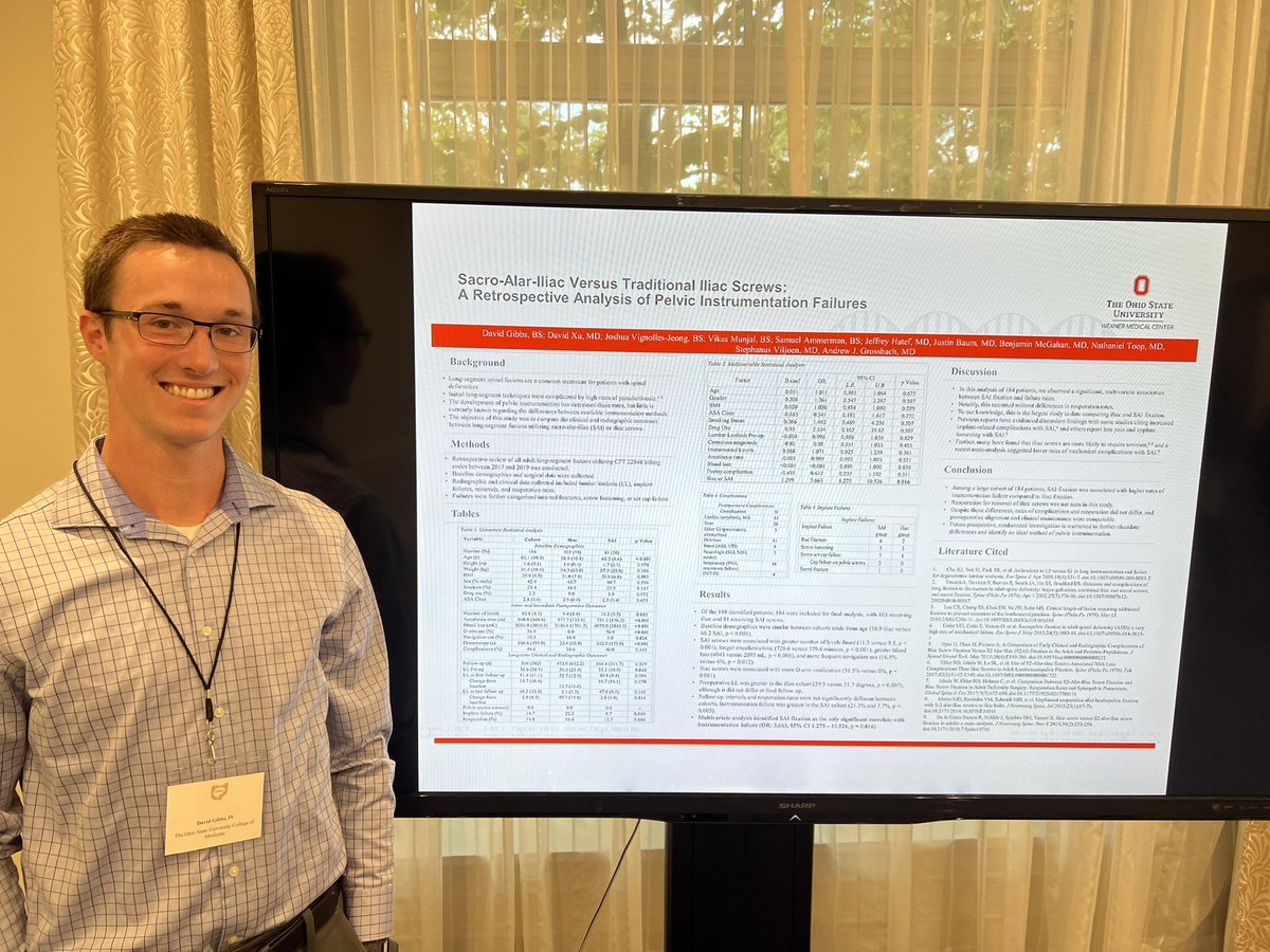 NeurosurgeryOSU's tweet photo. Proud of our medical students and residents presenting at the Ohio State Neurosurgical Society Annual Meeting! @LivDuru @DavidGibbsIV @JoshVignolles @ryeaton1992 https://t.co/t0MF8fyUne