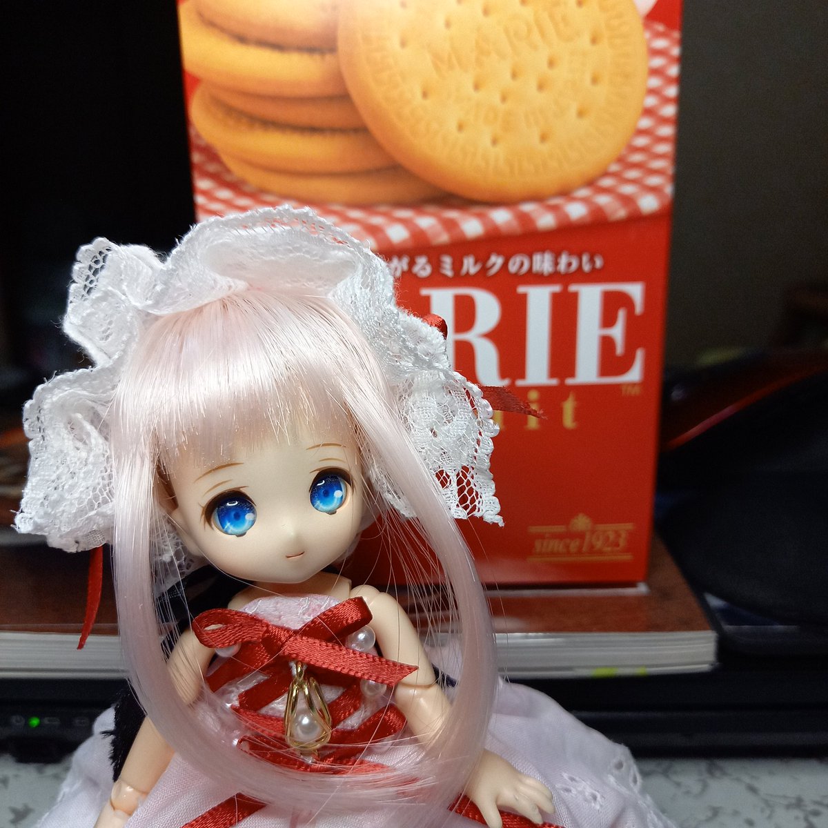 ェアリー ミニスウィーツドール あまむす 廃盤コレウス赤紫双子セット
