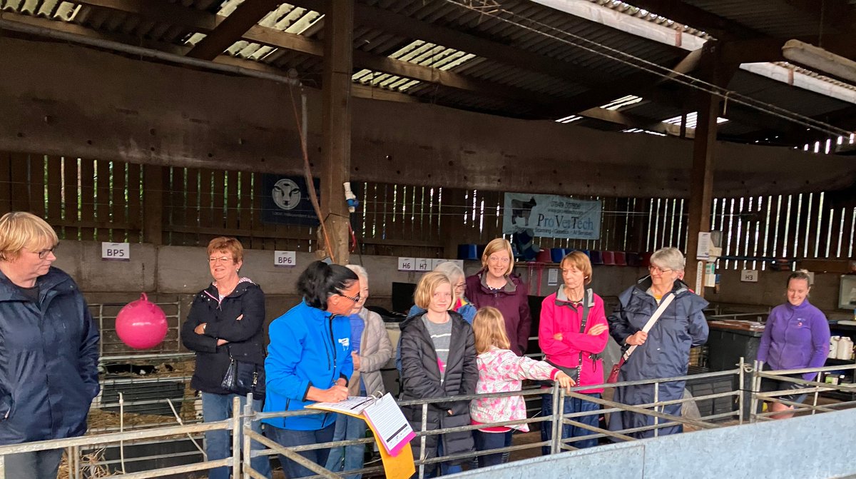 haslingtonwi's tweet photo. Our visit to Tom &amp; Karen's 'Prize Winning' Halton Farms at Congleton, on Friday was organised by Janet Heath.  We had a 'trailer' tour of the farm, visited the calves and had a go at milking and enjoyed tea and cakes.  An enjoyable and interesting visit https://t.co/py2kWskc6i