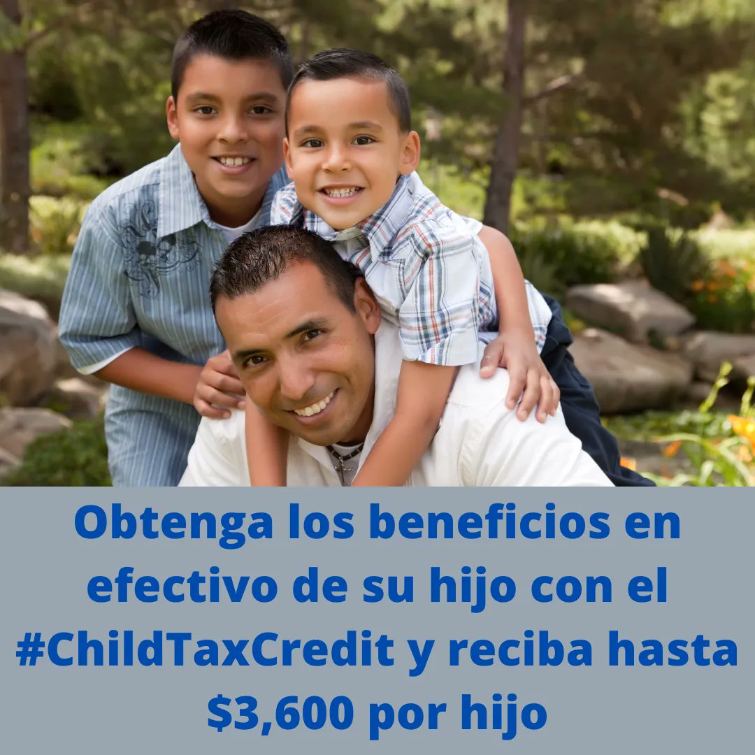 SimplifyCt's tweet image. Familias de #CT con #niños: ¿Conoce el #ChildTaxCredit? Puede recibir dinero en efectivo pagado directamente a su familia: ¡hasta $3,600 en total por niño! Más información: buff.ly/3Axu5zi
