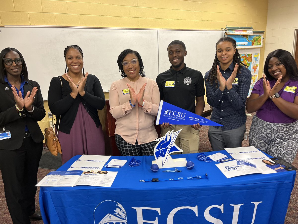 ECSUAdmissions's tweet photo. Check out our recap of yesterdayβs STEM Education Day! We would like to thank all of the schools, who allowed us to come out and share what @ECSU has to offer! Be the DIFFERENCE! Apply nowβΌοΈ
#ComeToDiscover #LeaveToConquer #VikingPride #ECSU #DEVFC #ChooseECSU https://t.co/lf84y5ix0J