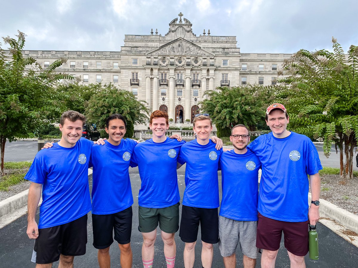 BmoreVocations's tweet photo. The seminarian team is ready to take on this yearβs archdiocesan kickball tournament! #prayforvocations #prayforseminarians https://t.co/u8BBoogyJ9