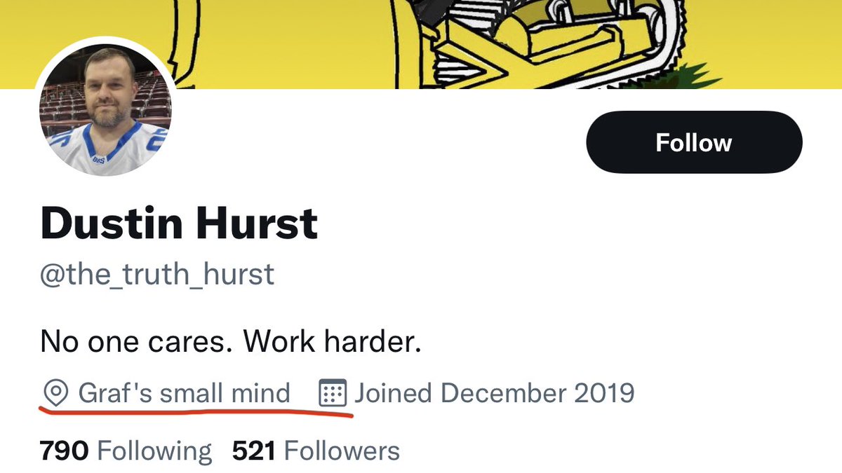 gsgraf's tweet photo. Stop using my kids’ last name in your Twitter profile @the_truth_hurst.
It’s super creepy. #idpol
🚨#creeperalert https://t.co/1tSBEvTbdh