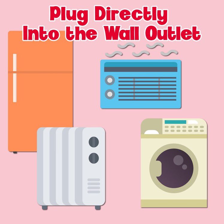 When cooling off or warming up at home, be #FDNYSmart and never overload your electrical outlets. Only use extension cords when necessary and make sure that air conditioners and other major appliances are plugged directly into wall outlets.