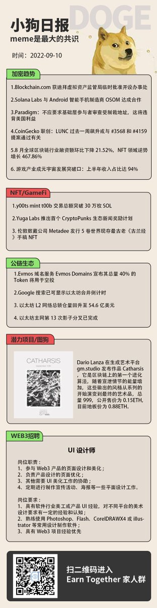 EarnTogether3's tweet photo. 大家中秋快乐呀～快私信我们进去ET社区领取福利哦～
小狗日报：以太坊最后影子分叉已完成 https://t.co/3rq7WrQdpS
