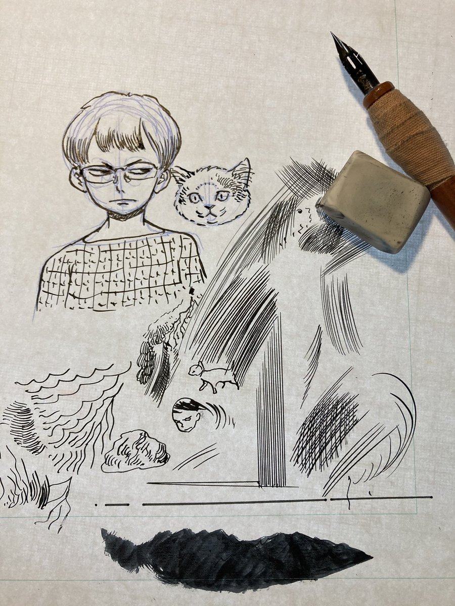アフタヌーン特製漫画原稿用紙が届きました。サイズはやや小さくなったけど紙質はほとんど変わってなくて安心した。鉛筆はやや滑る気がする。内枠近くのトンボと▼がなにげに便利だったので枠外に移動したのはちょっと残念。まあ筆ペンのインクとかはじいちゃうからでしょうね。ともあれ感謝です。