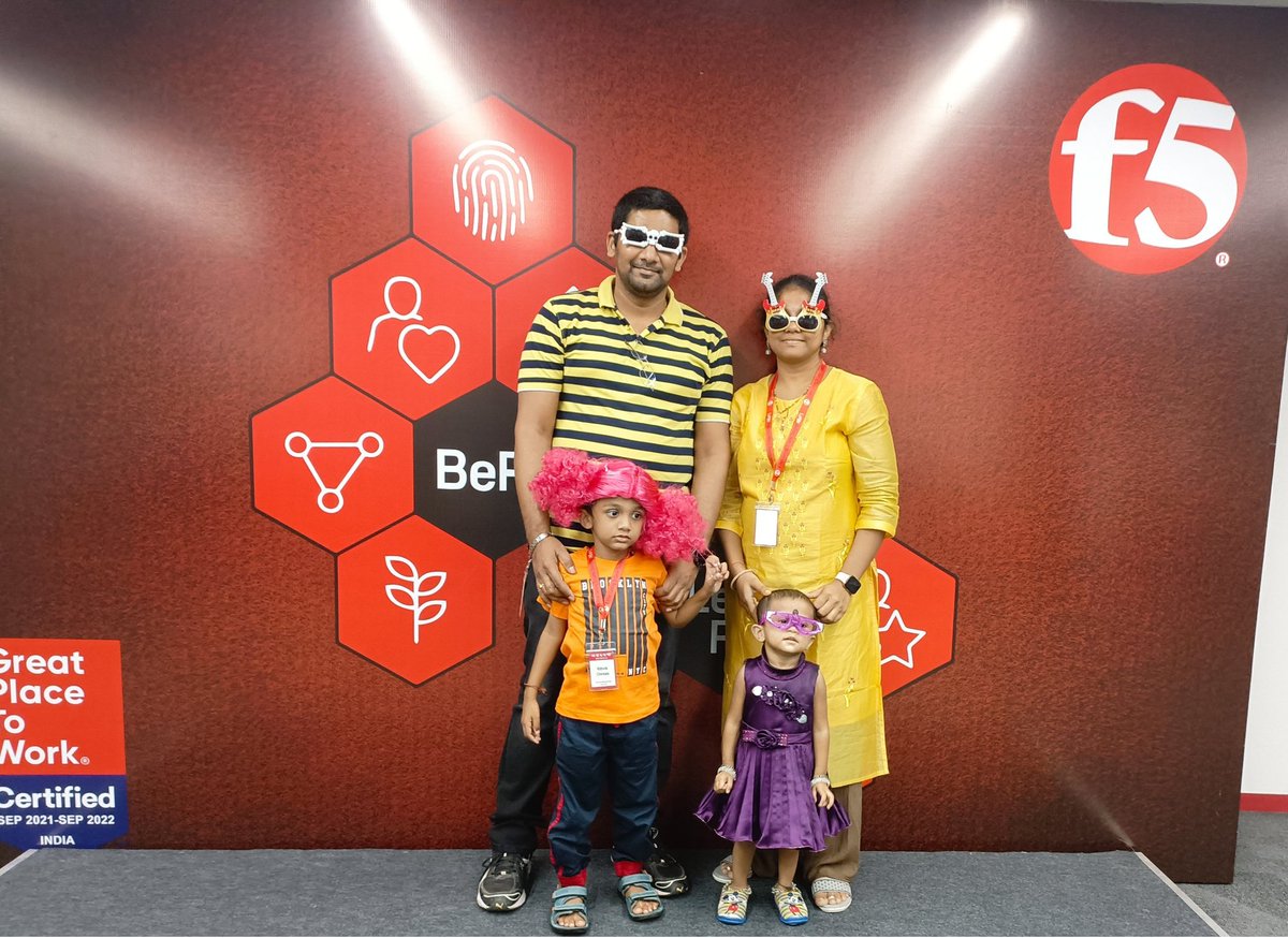 Balu35001403's tweet photo. @F5 Bring your kids to work at F5 Hyderabad Office. Kids had a wonderful time at the office. #BeF5 #AForceFor https://t.co/C1fOnpn3ye