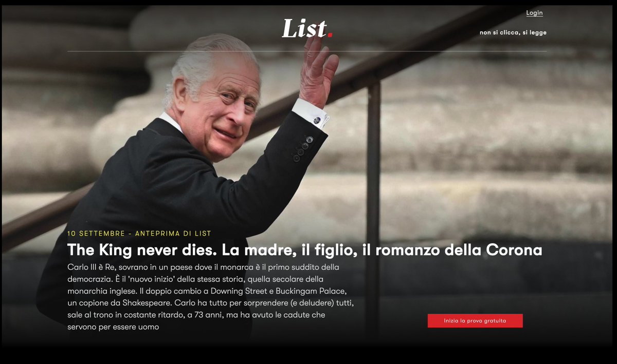 👑 🇬🇧 The King never dies. La madre, il figlio, il romanzo della Corona. 

Leggi #List newslist.it