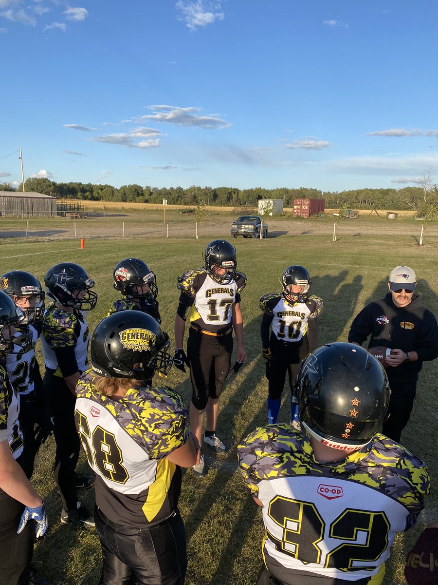 GeneralsFootballSK (@skgenerals) on Twitter photo 1049 days since the U18 RMFL Generals last had a home game thanks to Covid. The team did not disappoint in a back and forth battle with the <a href="/InterlakeFtball/">Interlake Thunder</a> Thunder edging out a 47-44 win in Week 2 <a href="/RuralMBFootball/">Rural MB Football</a> action. 1049 days since the U18 RMFL Generals last had a home game thanks to Covid. The team did not disappoint in a back and forth battle with the <a href="/InterlakeFtball/">Interlake Thunder</a> Thunder edging out a 47-44 win in Week 2 <a href="/RuralMBFootball/">Rural MB Football</a> action.