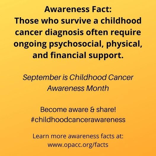 OpaccOrg's tweet photo. #childhoodcancerawareness #ChildhoodCancerAwarenessMonth #opacc https://t.co/y8jE11NOMg