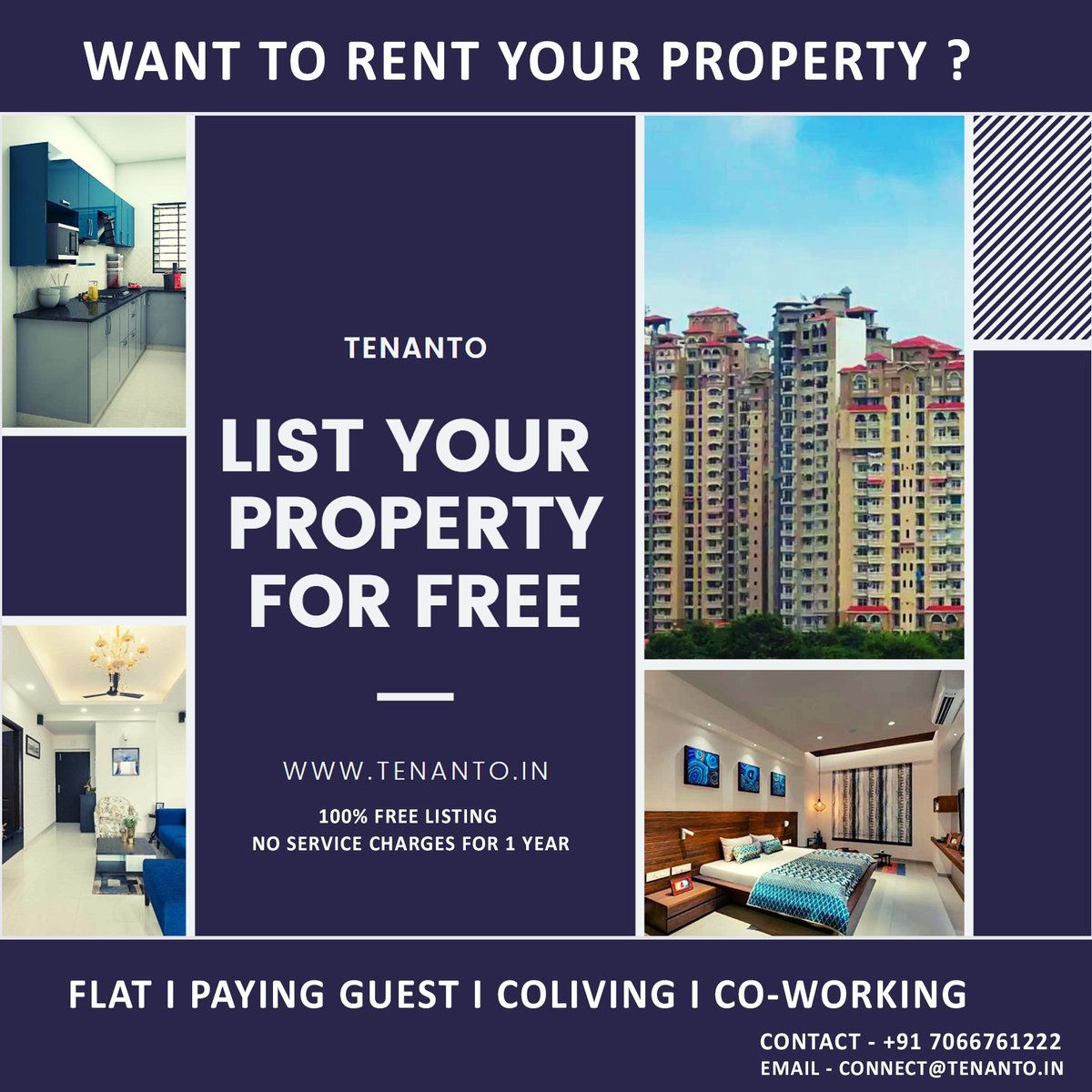 Tenanto5's tweet photo. Want to Rent Your Flat, Paying Guest, Coliving, Coworking, List Your Property for 100% free.
.
https://t.co/2kYWudBO42

#property #pune #mumbai #banglore #hydrabad https://t.co/64xr8DOap6
