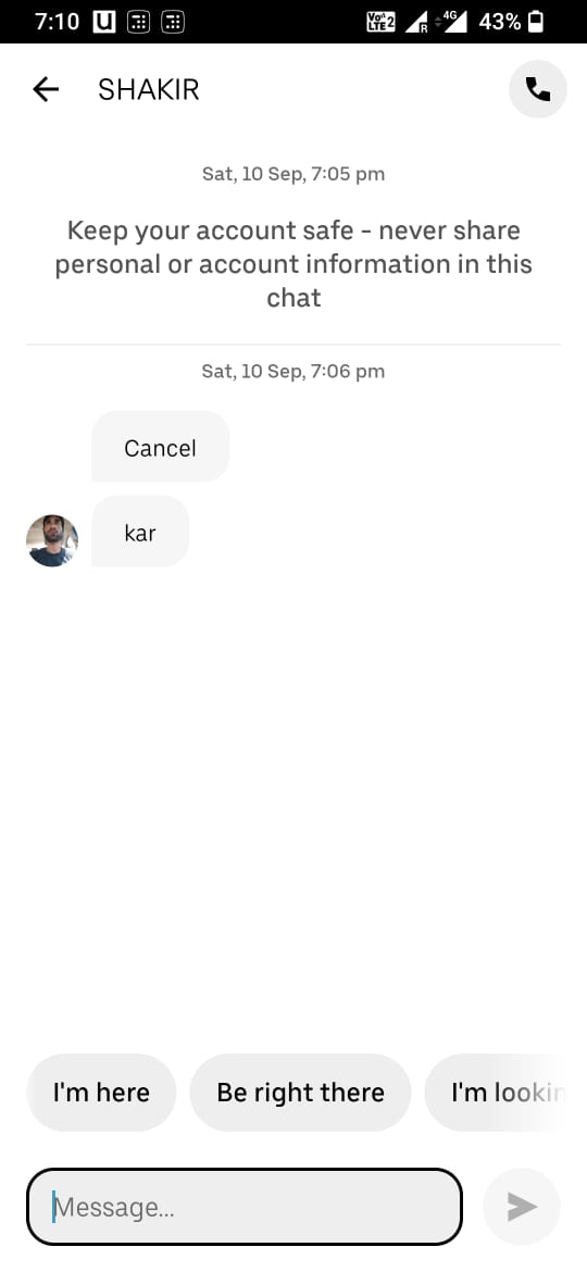 Waiting for <a href="/Uber/">Uber</a> for the last 20min...driver asked me to cancel n i said no...he is moving away from the pick up point...can u help <a href="/Uber/">Uber</a>