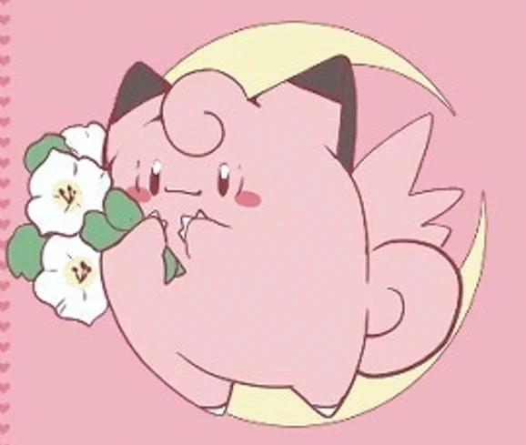 Happy Clefairy Day , Happy Harvest moon festival#ピッピアクスタCP  #中秋の名月 #pokemon #clefairy  #ピッピ 