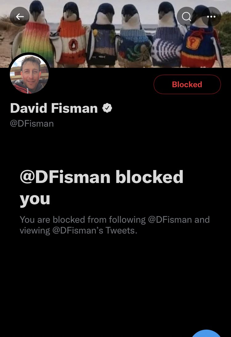 CanadaFreedom18's tweet photo. If this pathetic weasel of a man blocked you you’re doing something right #TrudeauDictatorship #Fisman https://t.co/fBbDudd476