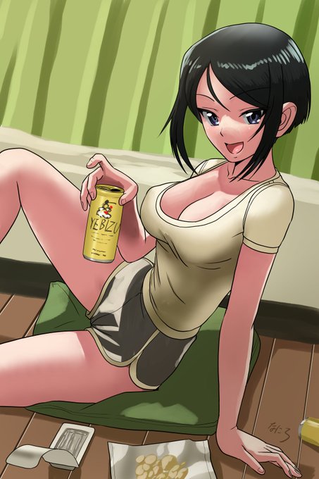 #週末ガルパンお絵描き120分一本勝負
#週末ガルパンお絵描き120分一本勝負20220910
宅飲みの教官! 