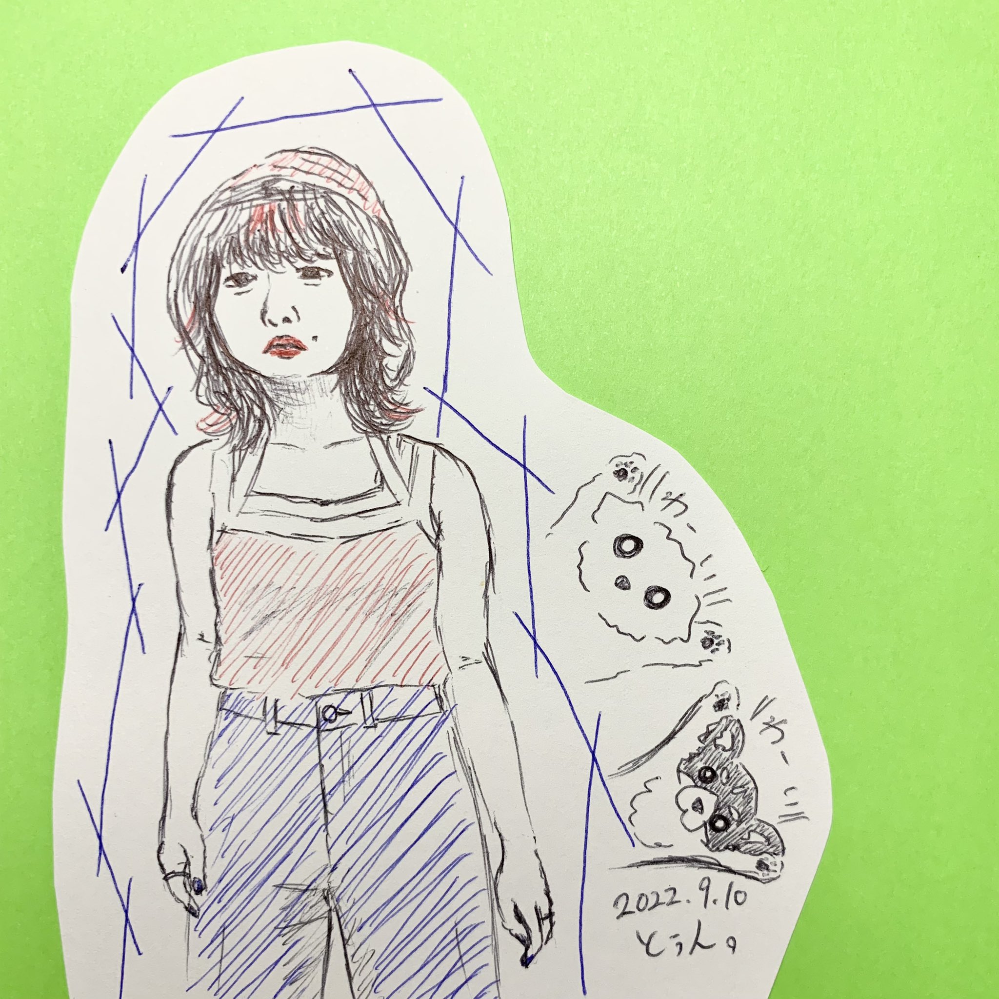 تويتر とぅんちゃん على تويتر 今日はたくさん絵を描いたなぁ これは 私が大好きなとある人を真似てみたんだけど やっぱり ボールペンだけは難しい また鉛筆で描こう イラスト好きな人と繋がりたい イラスト依頼募集中 ボールペン T Co