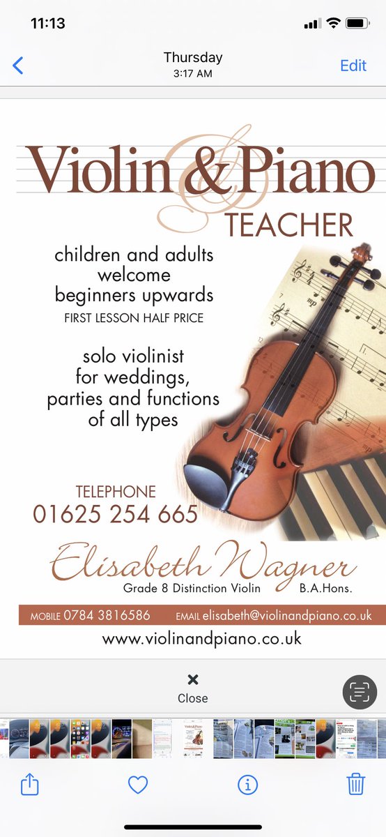 Still spaces available. #PianoLessons #ViolinLessons #Macclesfield