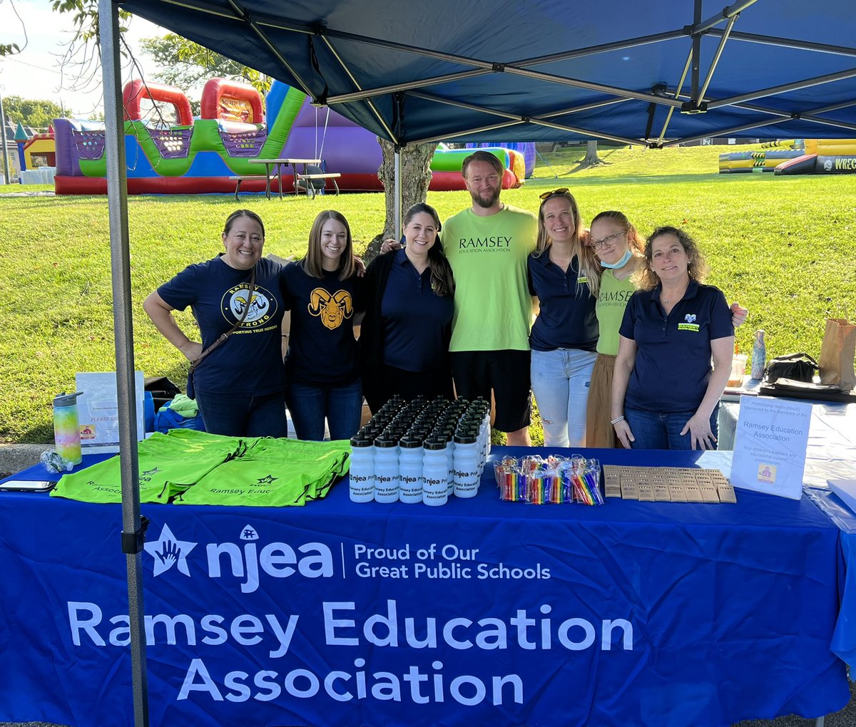 It’s Ramsey Day! Stop by the REA table to say hello to our amazing teachers and grab some goodies #GoRamsNJ