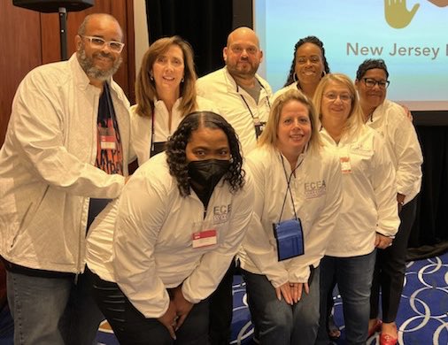 ChristineCandar's tweet photo. ECEA Delegate Assembly team ready for our first NJEA DA meeting of the year. We are ready, willing and able to get to work on a Saturday morning. ⁦@ECEANJORG⁩ ⁦⁦@NJEA⁩ ⁦@LBGreenfield7⁩ ⁦@dawn_nichol⁩ https://t.co/OiSku4QpSx