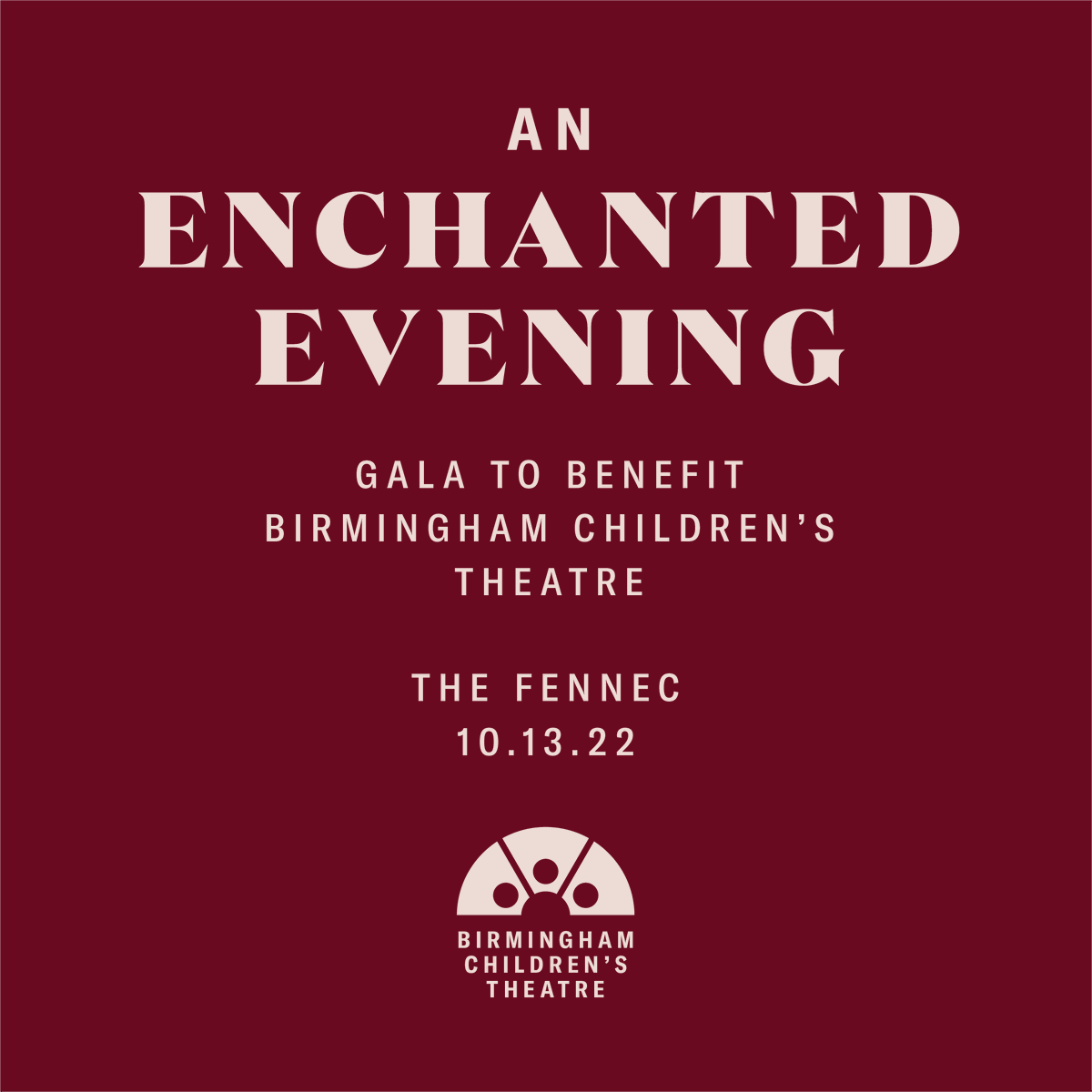BCT123org's tweet photo. Step back to the 1920's for an evening of dinner, jazz, and performances celebrating 75 years of service to the youth of Alabama.

An Enchanted Evening
Gala to benefit BCT
THURSDAY, OCTOBER 13TH
5:30PM - AT THE FENNEC
https://t.co/mA5BS7ZNoh

#bct123 #bct75 #enchantedevening https://t.co/ga6RelKXzr